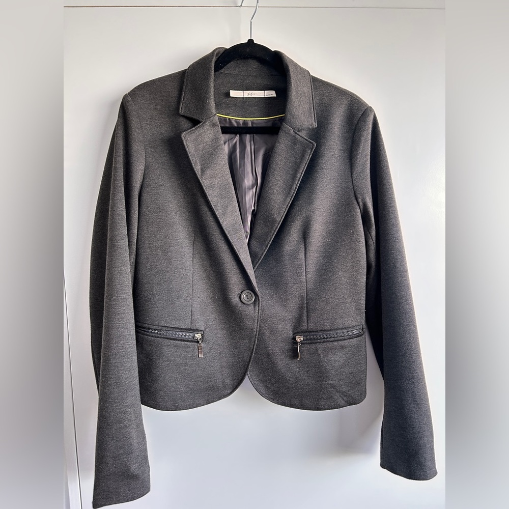 Women’s Grey Crop Crop Blazer size L